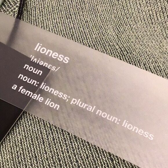 Lioness Military Minds Light Green Ruched Tie Side Ling Sleeve Stretch Dress NEW - Picture 11 of 16